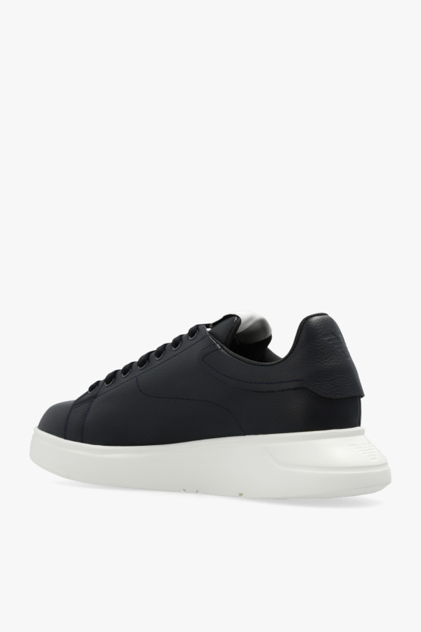 SchaferandweinerShops Japan - Black Leather sneakers Emporio